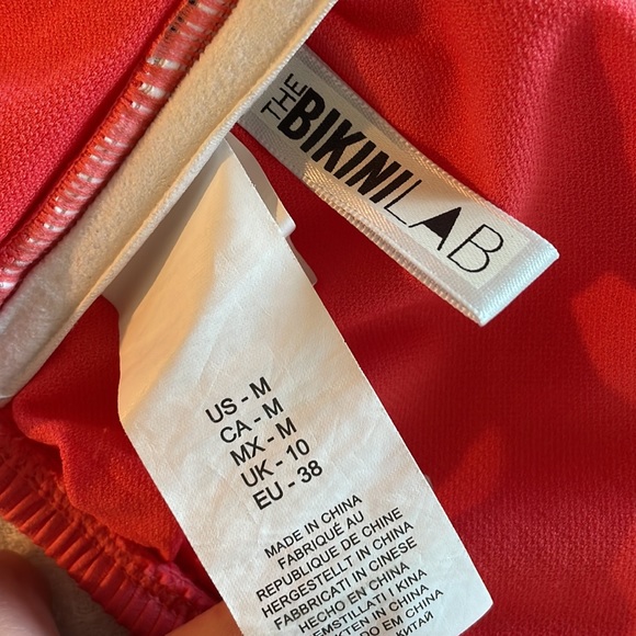 Women’s Two-Piece Bikini in coral pink color, size medium - Picture 8 of 12